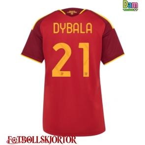 AS Roma Paulo Dybala #21 Hemmatröja Dam 2026-27 Kortärmad